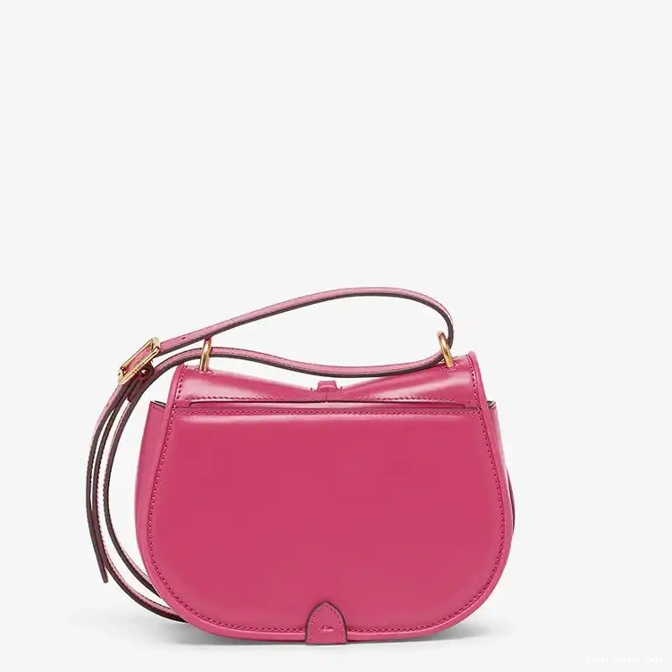 Affordable Mini Fendi In Leather C'mon Bag Rose Calf 0413
